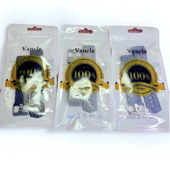 ⌚️VANCLE⌚️LOT OF 7 TEXTURED SILICONE FITBIT REPLACEMENT WATCH 2-STRAP WRISTBANDS main image 5